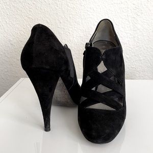 Miu Miu Suede Shootie Shoes Pumps Ankle Boot